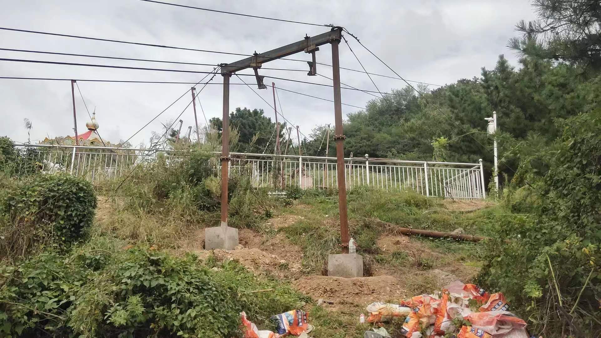 邯山轻型索道安装